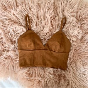 talula | martello bustier (suede)